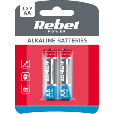 REBEL AA R6 Alkaline Power 2 ks BAT0067B 04270504