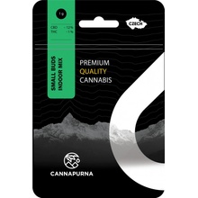 Cannapurna CBD květy konopí 12 % Small Buds Indoor CBD Mix1 % THC 2 g