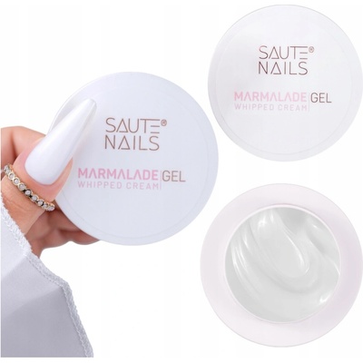 Saute Nails stavební gel Marmalade Whipped Cream bílý 50ml