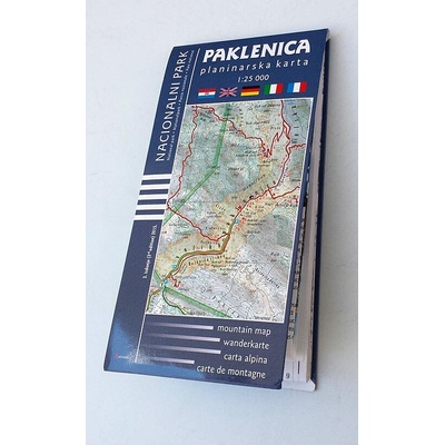 Paklenica - turistická mapa