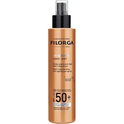 Filorga Слънцезащитно сухо олио за тяло с анти-ейдж действие filorga uv bronze body 50 + (3401360180666)