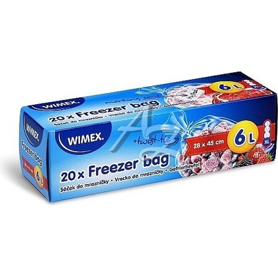 sáčky LDPE 280x450mm/20ks do mrazničky "XL" na 6litrů – Zbozi.Blesk.cz