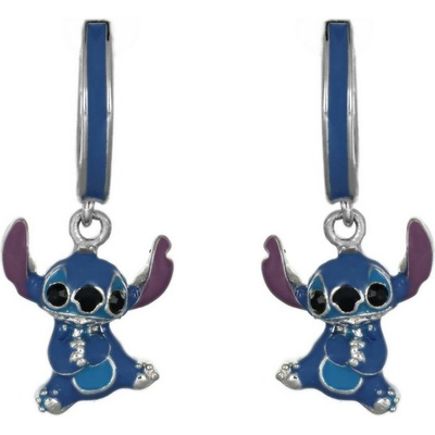 Disney strieborné kruhy s príveskami Stitch Lilo & Stitch ES00098SRHL.CS