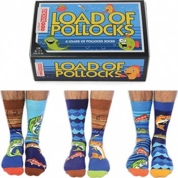 United Odd Socks pánske veselé ponožky POLLOCKS