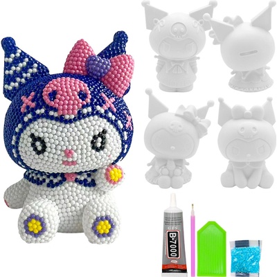 Pokladnička vinylová 15 cm "Ozdob si sám" - Kuromi