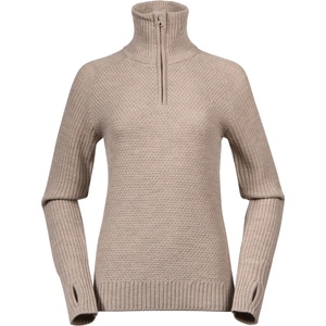 Bergans of Norway Дамски вълнен пуловер Bergans Ulriken Lady Jumper Merino jumper - Sandstone - размер XS (105-0573-1811)
