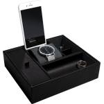 Stackers Докинг станция и кутия за часовници и бижута Stackers голяма черна (75421)
