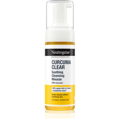 Neutrogena Curcuma Clear Успокояваща почистваща пяна 150ml