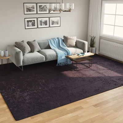 vidaXL Перящ се килим, антрацит, 400x300 см (136631)