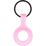  Силиконов ключодържател за Apple AirTag - Tel Silicone Keyring (розов)