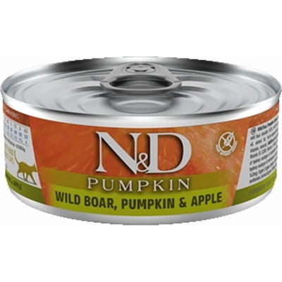 N&D Pumpkin Boar& Apple консервирана храна за котки - 0.07кг