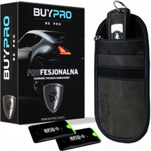 Klíčenka Bezpečnostní stíněné pouzdro na klíče do auta BUYPRO carbon