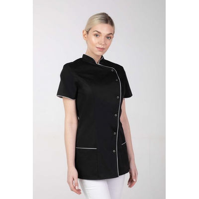 Martexd Елегантна и стилна медицинска туника в черен цвят от ВВМ-М ООД (m-354x-b)
