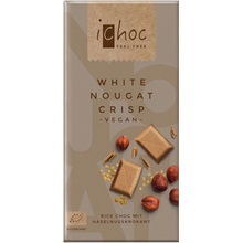 IChoc Vegan biely nugát s orieškami Bio 80 g