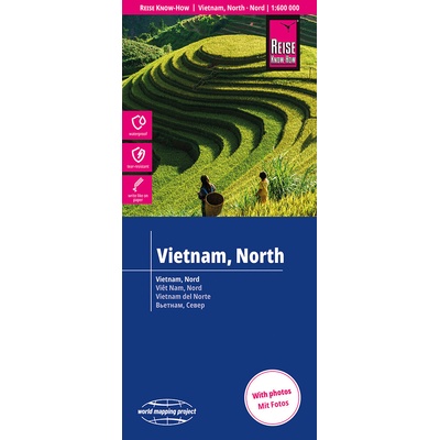 mapa Vietnam north 1:600 t.