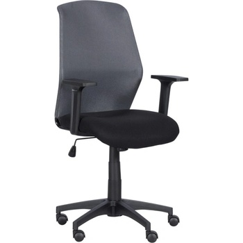 Image 1 of Bittel Работен стол Carmen 7047, до 100кг. макс. тегло, дамаска/мрежа, полипропиленова база, tilt tension механизъм, газов амортисьор, коригиране на височината, черно-сив (3520386)