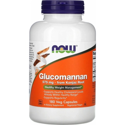 Now Foods Glucomannan 575 mg 180 kapsúl
