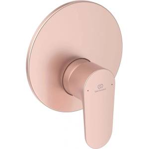 Ideal Standard Вграден смесител за душ Ideal Standard Cerafine O, розов мат, с тяло за вграждане (A7192RO)