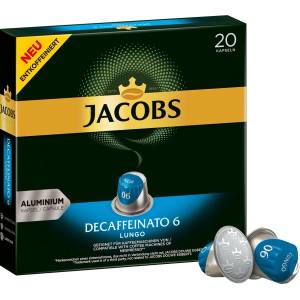 Douwe Egberts Jacobs Decaffeinato 6 Lungo безкофеинови капсули за Nespresso® 20 бр