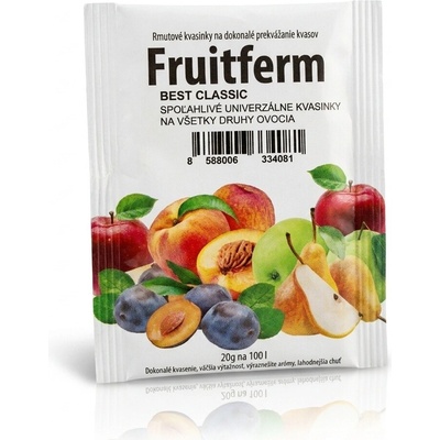 Ovocné kvasinky Fruitferm Best Classic 20g/100l