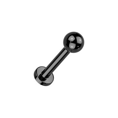 Šperky4U Piercing do brady labreta černá LB1139-1206