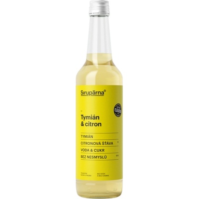 Sirupárna Domácí Tymián & Citron Sirup 500 ml