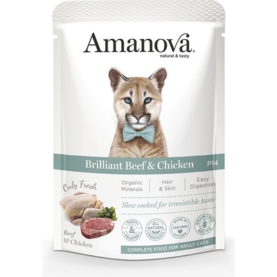 Amanova Cat Beef Chicken GF 85 g