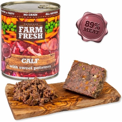 Topstein Farm Fresh telecí se sladkými bramborami 800 g
