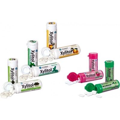 Xylitol žuvačka, zelený čaj 30g