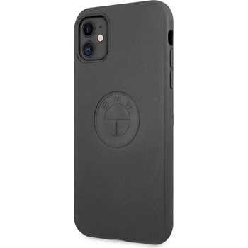 Image 1 of BMW Signature Leather Embossed Logo Leather Case - кожен кейс (естествена кожа) за iPhone 11 (черен)