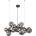 WOFI 5014-1505W - LED Пендел VILLA 15xG9/3W/230V черен (W4405)