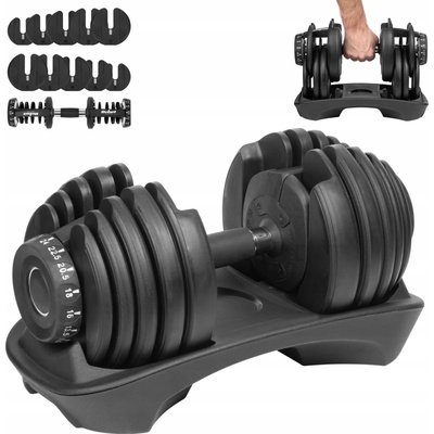 Rebel Regulovateľné liatinové činky 1 x 24 kg