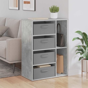 vidaXL Служебен шкаф Бетонно сиво 60 x 33, 5 x 84 см (8000471)