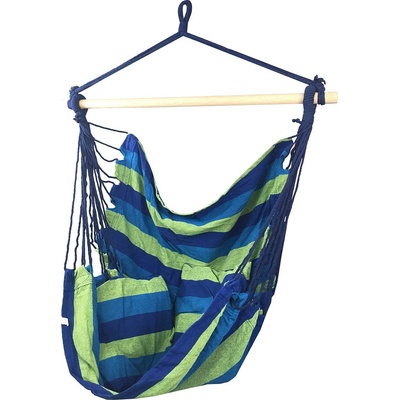 Sedco SWING s polštářky, Zelená/modrá