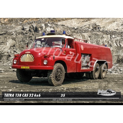 Pohlednice TRUCK č. 35 - TATRA 138 CAS 32 6x6