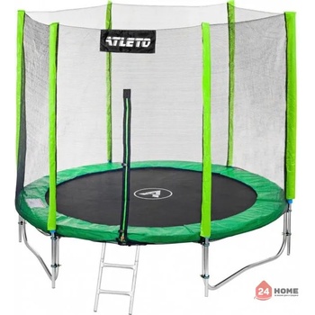 Image 1 of Atleto Батут Atleto комплект зелен 305 см + Вътрешна Мрежа + Стълба