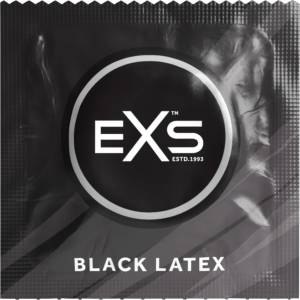 EXS Condoms Black - латексов презерватив - черен - 12 броя - lovesexshop