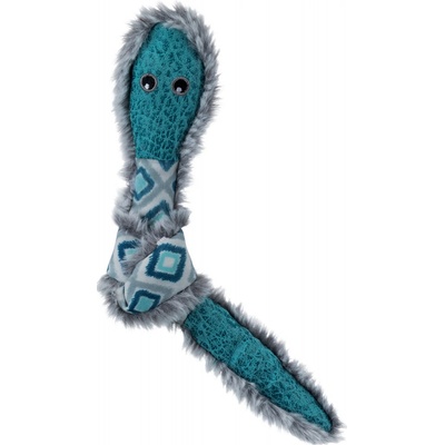 Zauzlený had, plyš/látka 24 cm