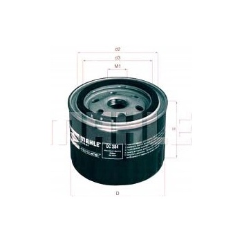 MAHLE OLEJOVÝ FILTER DACIA LADA MAHLE