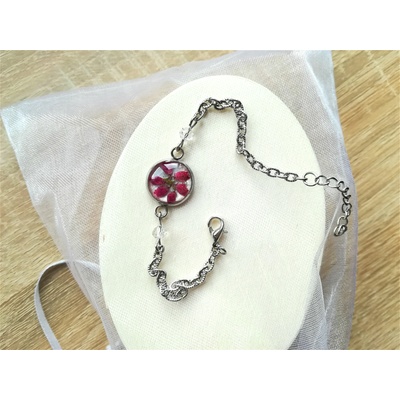 Meganflo Нежна гривна с ерика - стомана