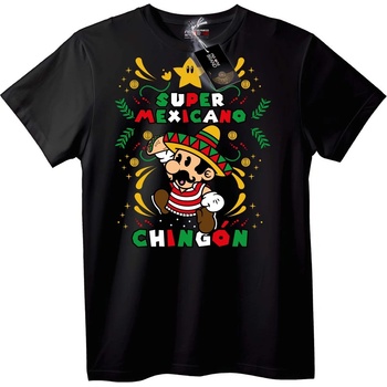 NOONEBRAND Тениска Super Mexicano Chingón - XXS, White