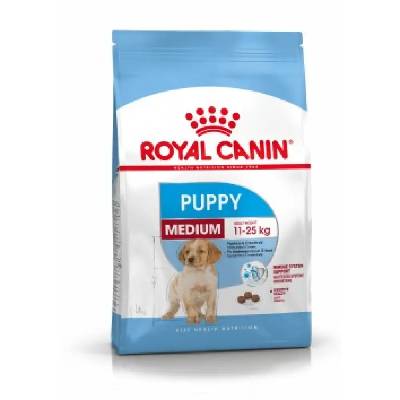 Medium Puppy 4 кг царевица, птици (3182550708180)