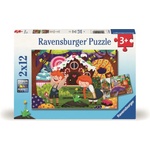 Ravensburger - Puzzle 2x12 The magical world of fairy tales - 1 - 39 piese