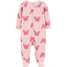 CARTERS CARTER'S Overal na zip Sleep&Play Pink Butterfly holka