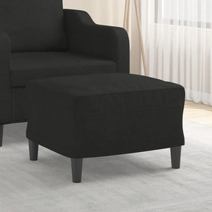 vidaXL Табуретка, черна, 60x50x41 см, плат (349283)