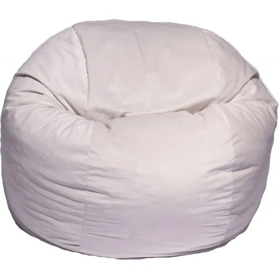 PUFRELAX Пуф, Барбарон, 600л. , King Size - Snowflake, Перящ се калъф, Трансформира се в легло, Пълнеж с микс от мемори пяна и дунапрен, Гама Plush Honey, 8127 (PUF-M-K-PH-SN)