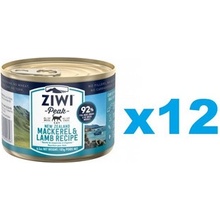 ZIWIPEAK Cat Mackerel&Lamb 12 x 185 g