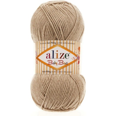 Alize příze Baby Best 256 hnědobéžová