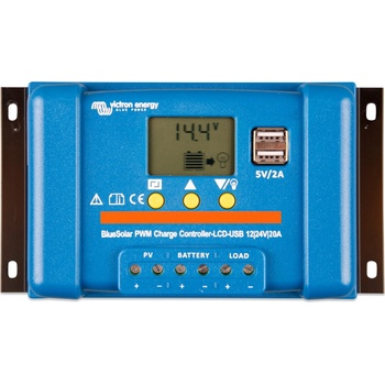 Victron Energy solárny regulátor PWM LCD & USB 20A