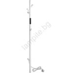 Bemeta Електрически пръчков сушилник за кърпи 118 см 30 w бял (bd0079)